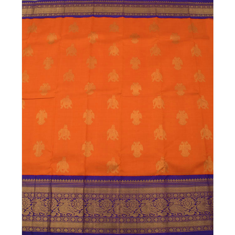 Kanjivaram Pure Zari Korvai Silk Saree 10052986