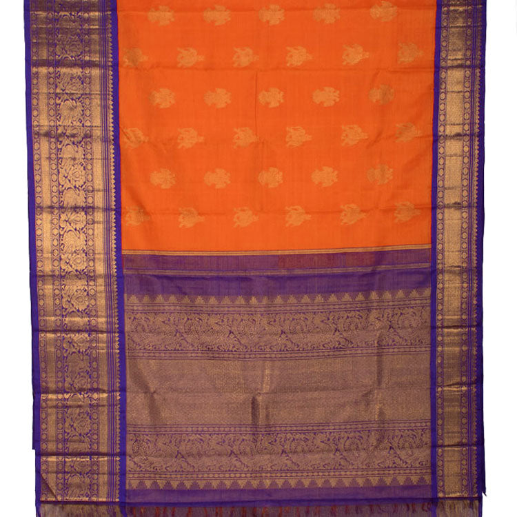 Kanjivaram Pure Zari Korvai Silk Saree 10052986