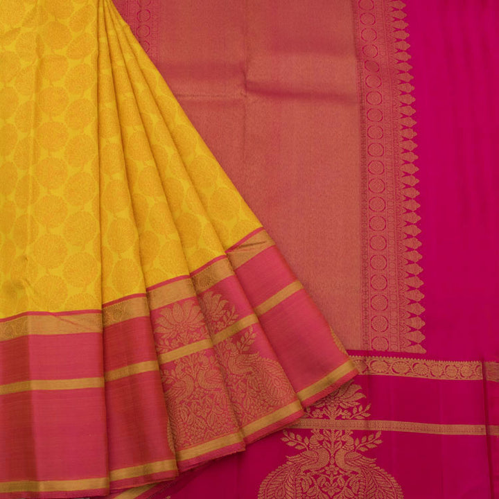 Kanjivaram Pure Zari Jacquard Silk Saree 10052987