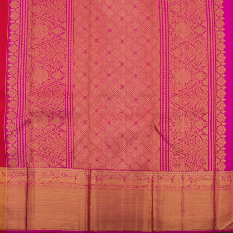 Kanjivaram Pure Zari Jacquard Silk Saree 10052991