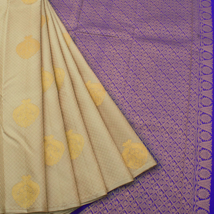 Kanjivaram Pure Zari Jacquard Silk Saree 10053305