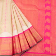 Kanjivaram Pure Zari Korvai Silk Saree 10029036