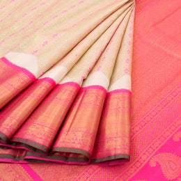 Kanjivaram Pure Zari Korvai Silk Saree 10029036