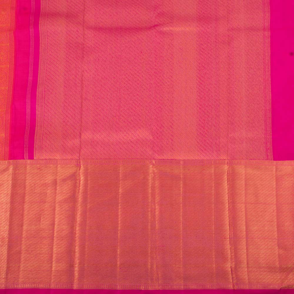 Kanjivaram Pure Zari Jacquard Silk Saree 10034448