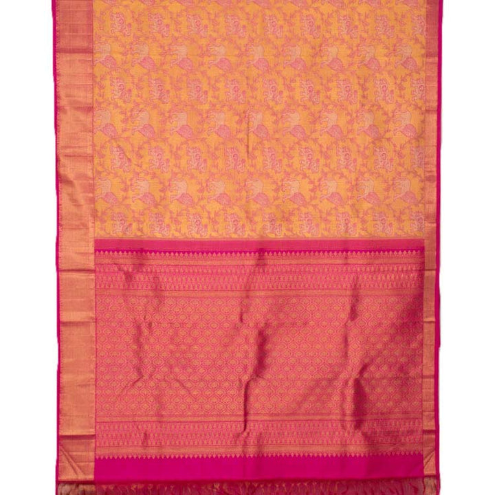 Kanjivaram Pure Zari Jacquard Silk Saree 10036526