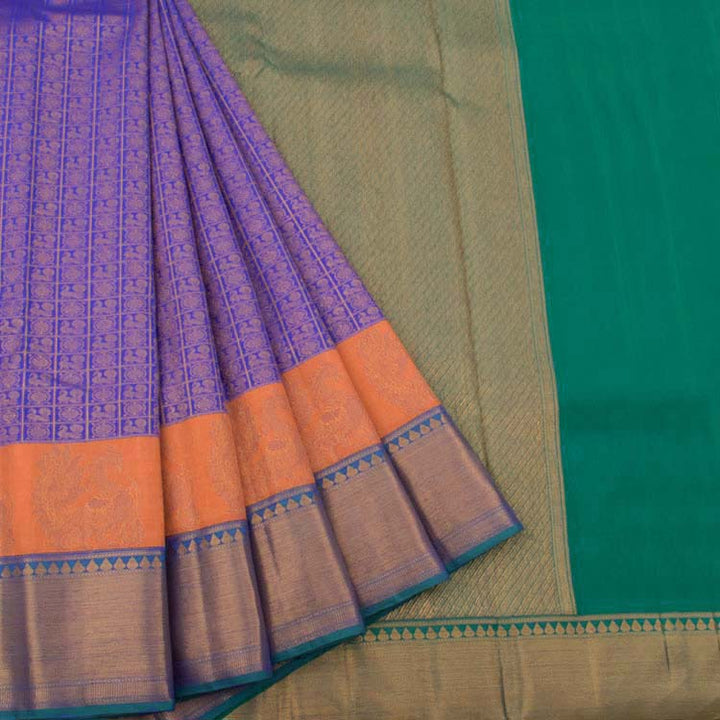 Kanjivaram Pure Zari Jacquard Silk Saree 10037599