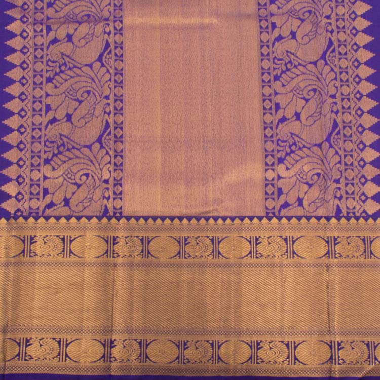 Kanjivaram Pure Zari Korvai Silk Saree 10037643