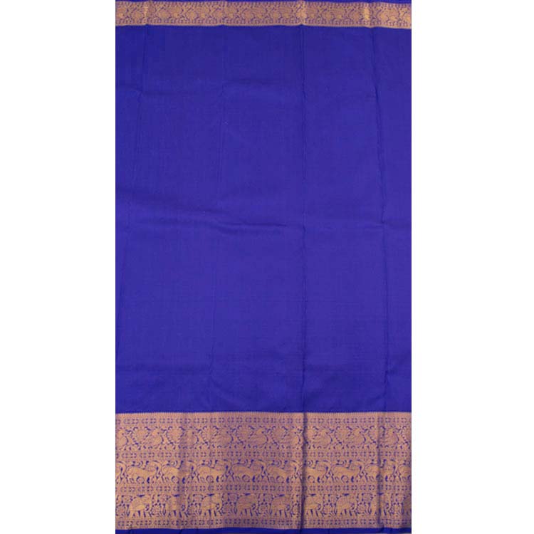 Kanjivaram Pure Zari Korvai Silk Saree 10037926