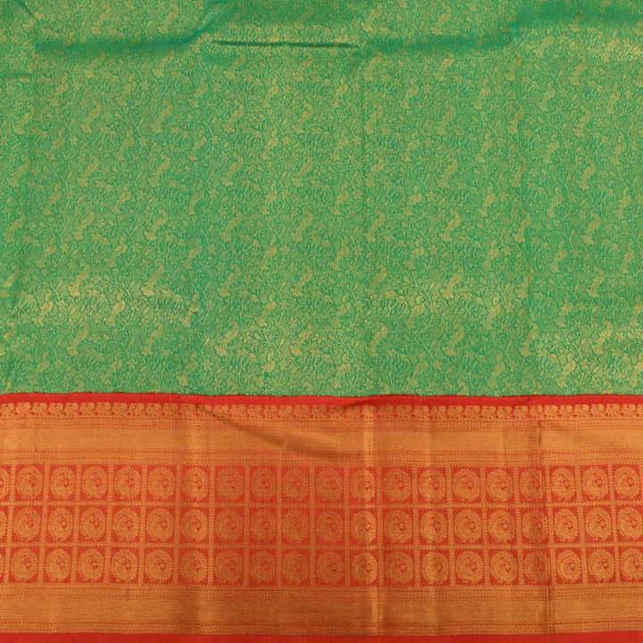 Kanjivaram Pure Zari Korvai Silk Saree 10041437