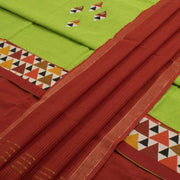 Applique Embroidered Cotton Salwar Suit Material 10038643