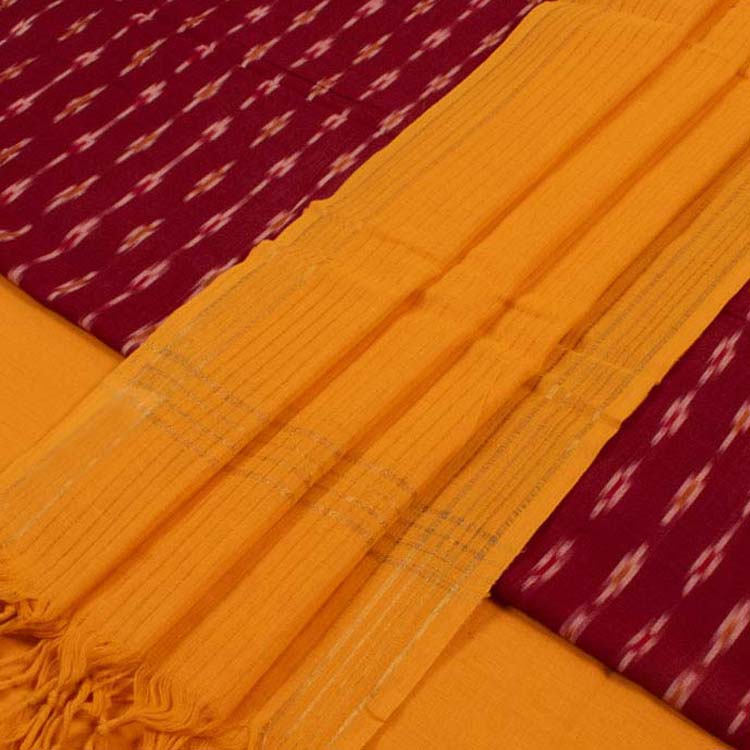 Handloom Pochampally Ikat Cotton Salwar Suit Material 10048868