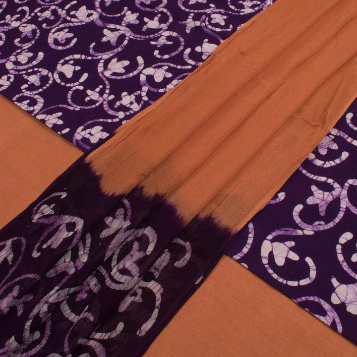 Batik Printed Cotton Salwar Suit Material 10040546