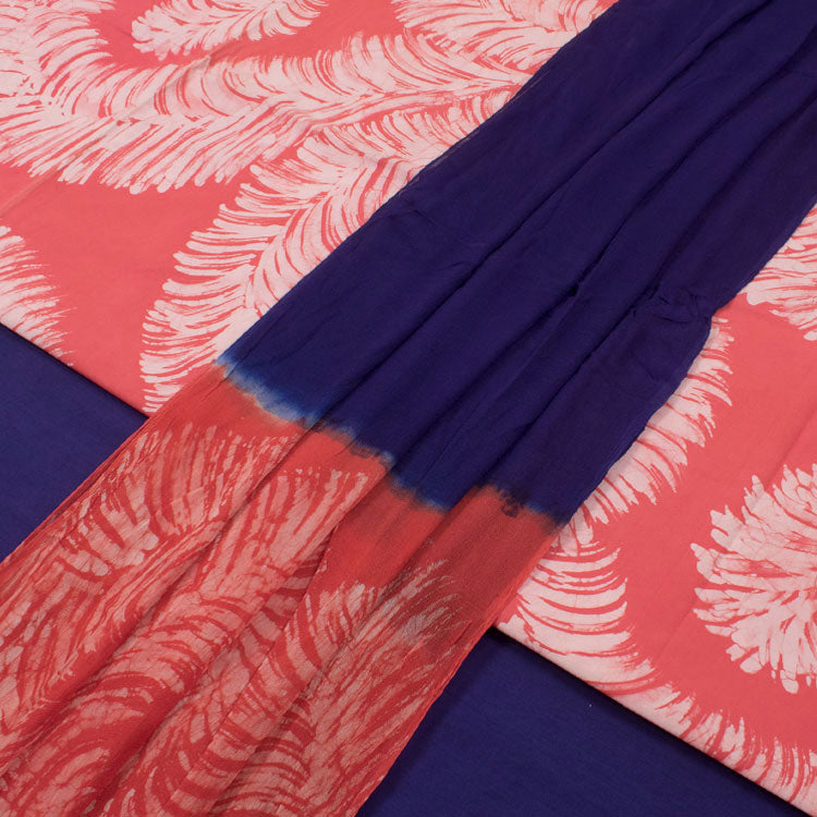 Batik Printed Cotton Salwar Suit Material 10053161
