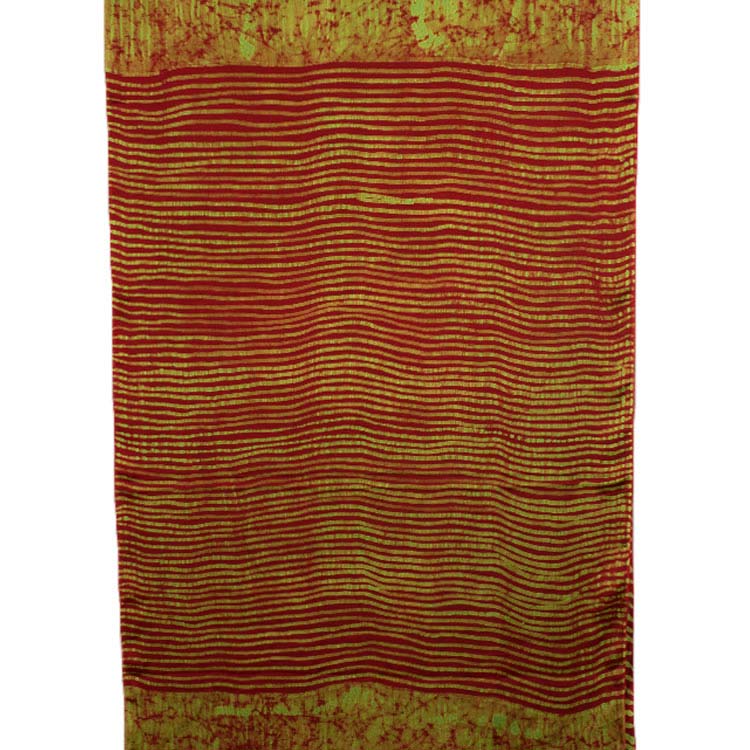 Batik Satin Silk Saree 10037874