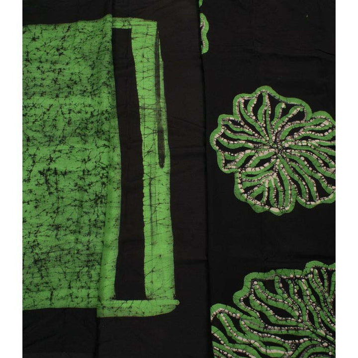 Batik Printed Soft Silk Saree 10043508