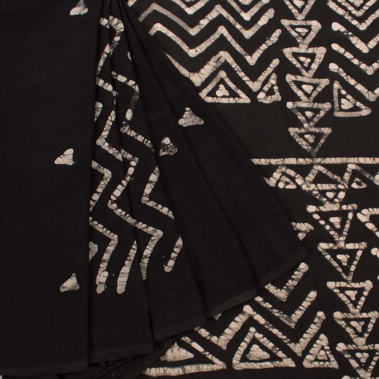 Batik Printed Soft Silk Saree 10044522