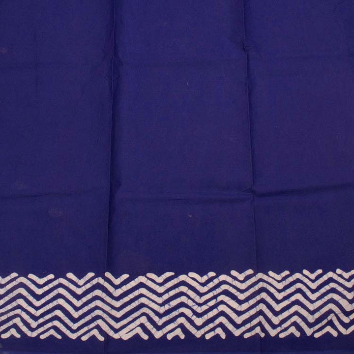 Batik Printed Cotton Saree 10048684