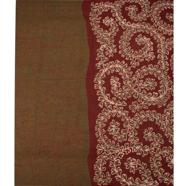 Batik Cotton Saree 10053142