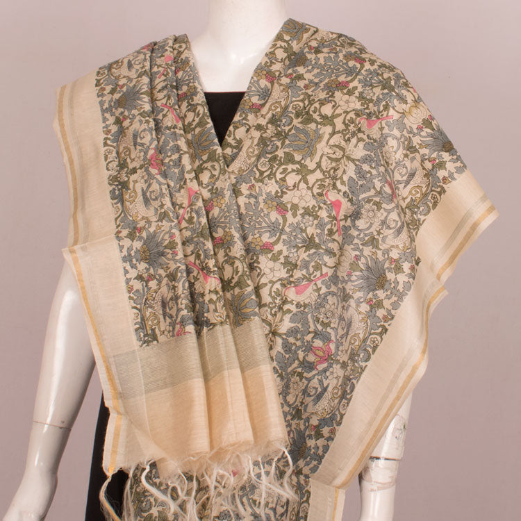 Fancy Printed Maheshwari Silk Cotton Dupatta 10045823