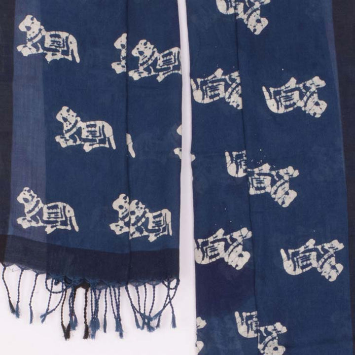 Batik Printed Cotton Stole 10009614