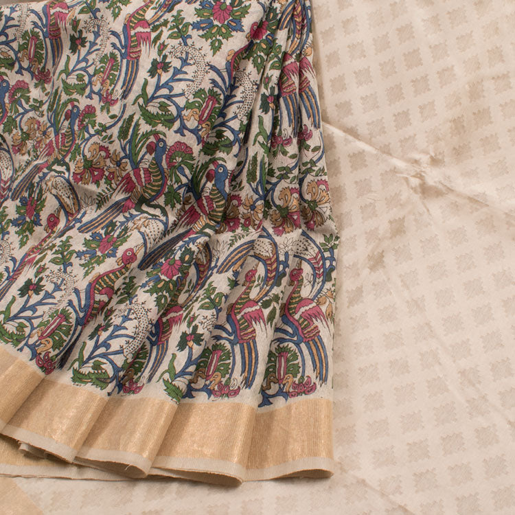 Printed Maheshwari Silk Cotton Saree 10039542