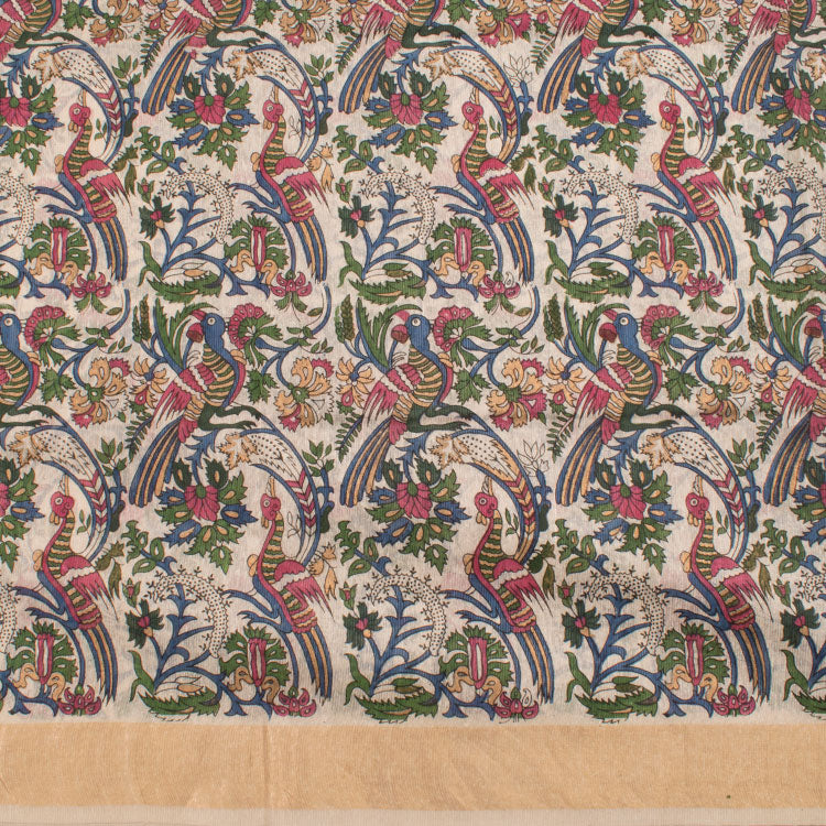 Printed Maheshwari Silk Cotton Saree 10039542