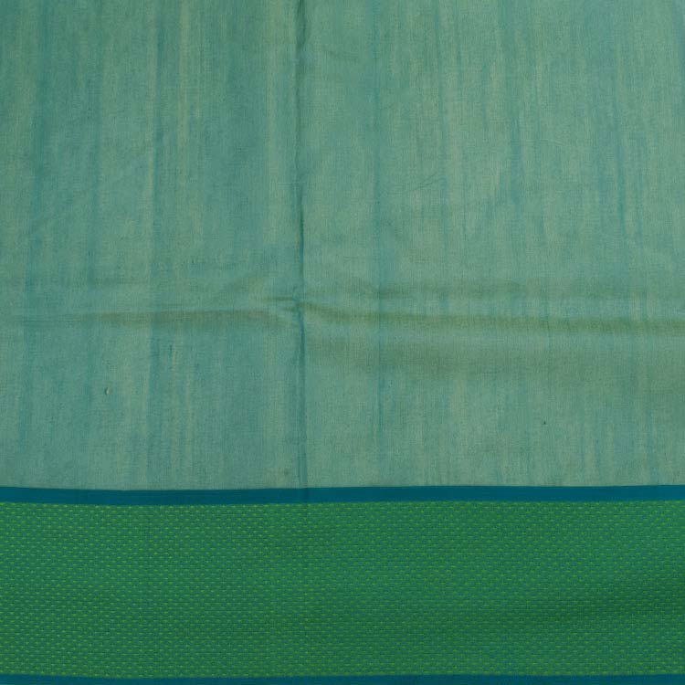 Hand Block Printed Maheshwari Silk Cotton Saree 10039549