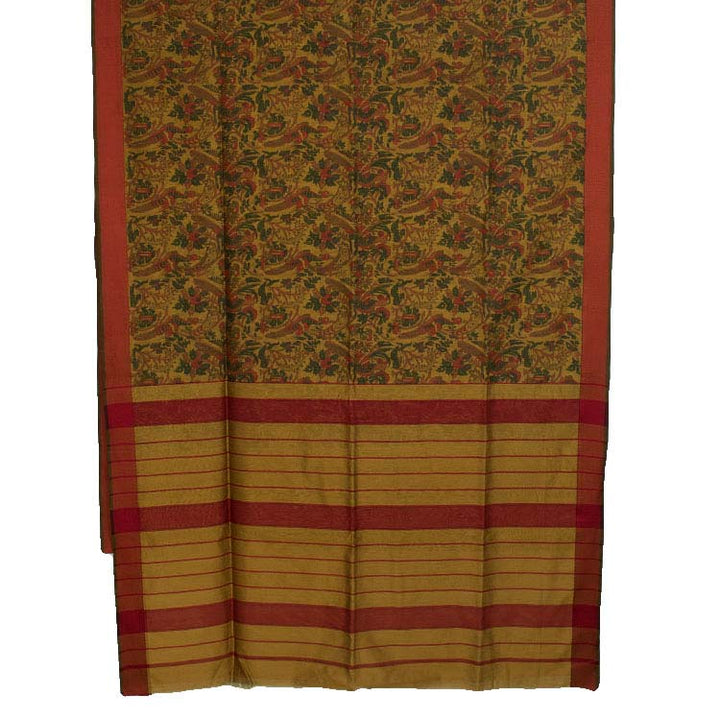 Printed Maheshwari Silk Cotton Saree 10046848
