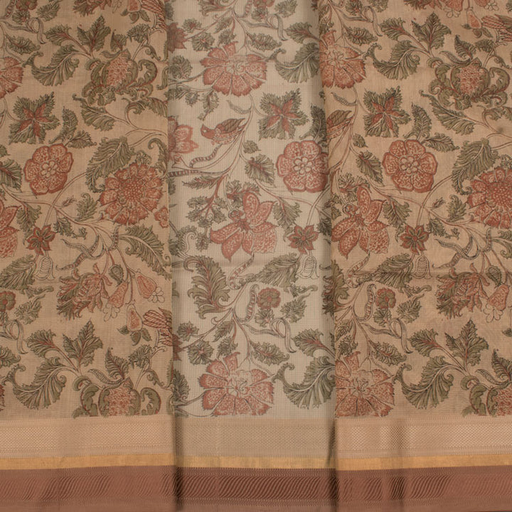 Printed Maheshwari Silk Cotton Saree 10046849