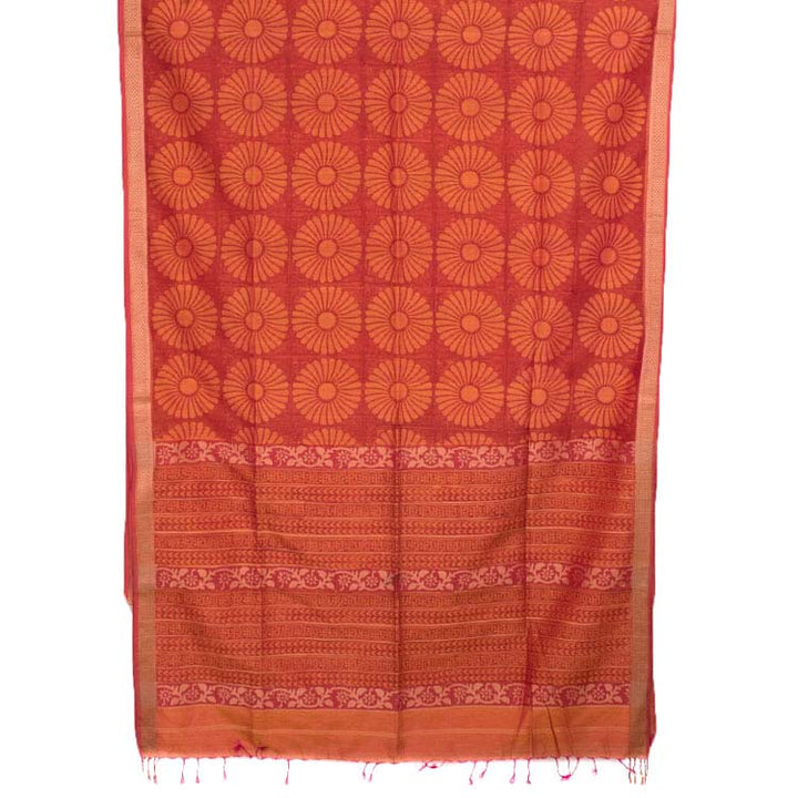 Printed Maheshwari Silk Cotton Saree 10046859