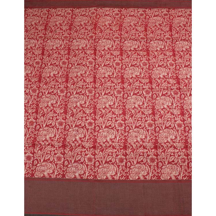 Printed Maheshwari Silk Cotton Saree 10046861