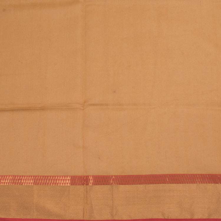 Hand Block Printed Maheshwari Silk Cotton Saree 10046870