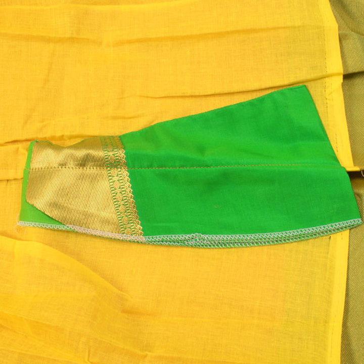1 to 5 Yrs Size Pure Silk Kanchipuram Pattu Pavadai 10052910