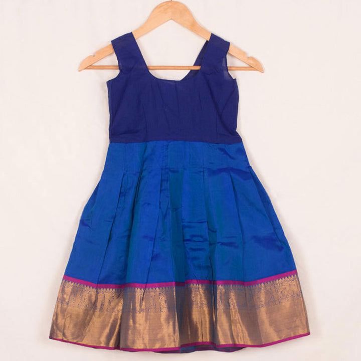 1 to 5 Yrs Size Pure Silk Kanchipuram Pattu Pavadai 10052930