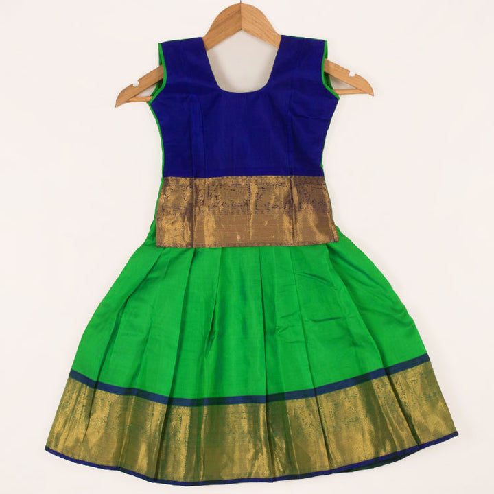 1 to 5 Yrs Size Pure Silk Kanchipuram Pattu Pavadai 10052932