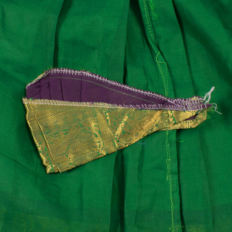 1 to 5 Yrs Size Pure Silk Kanchipuram Pattu Pavadai 10052932
