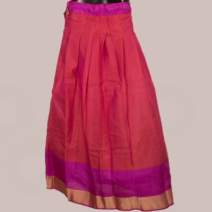 11 to 15 Yrs Size Pure Silk Kanchipuram Pattu Pavadai 10052950