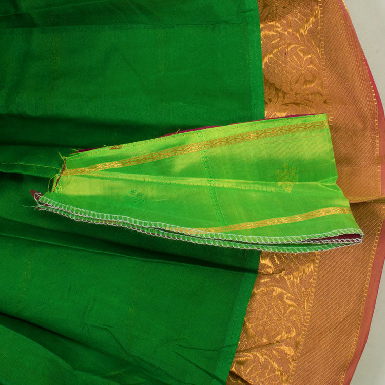 1 to 5 Yrs Size Pure Silk Kanchipuram Pattu Pavadai 10052972