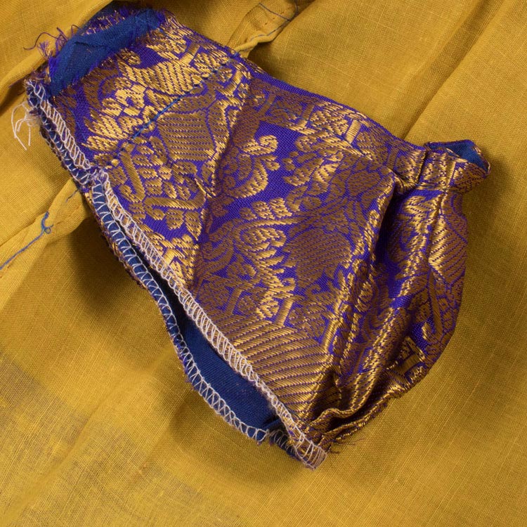 1 to 5 Yrs Size Pure Silk Kanchipuram Pattu Pavadai 10053074