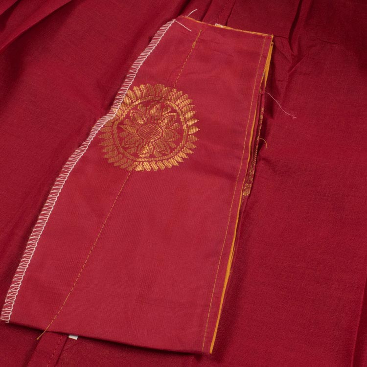 1 to 5 Yrs Size Pure Silk Kanchipuram Pattu Pavadai 10053077