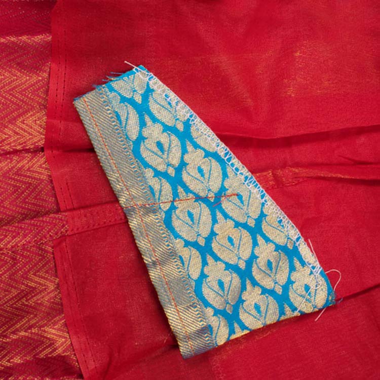 1 to 5 Yrs Size Pure Silk Kanchipuram Pattu Pavadai 10053103