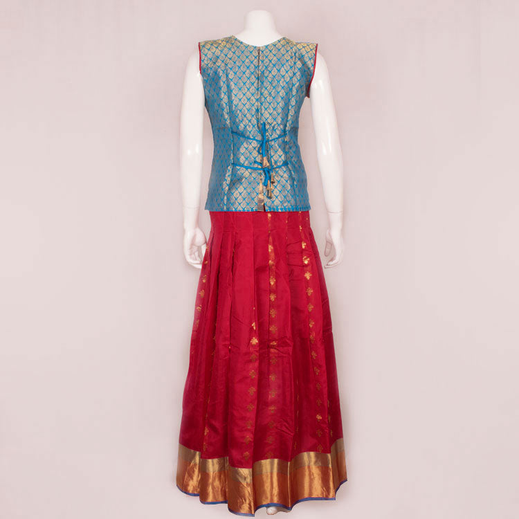 16 Yrs Size Pure Silk Kanchipuram Pattu Pavadai 10053104