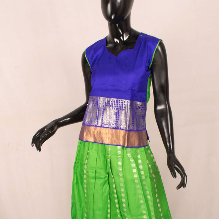 11 to 15 Yrs Size Pure Silk Kanchipuram Pattu Pavadai 10053121