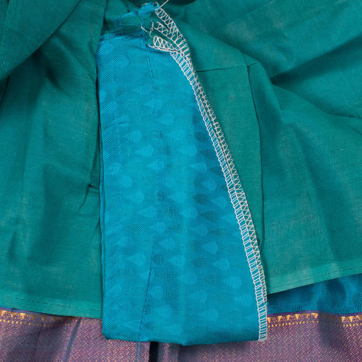 1 to 5 Yrs Size Pure Silk Kanchipuram Pattu Pavadai 10053126