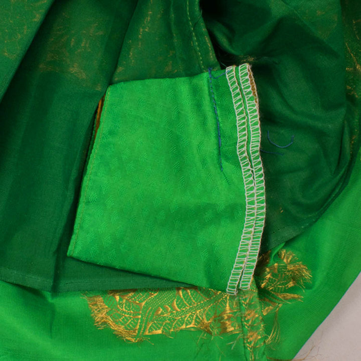 0 to 1 Yr Size Pure Silk Kanchipuram Pattu Pavadai 10053134