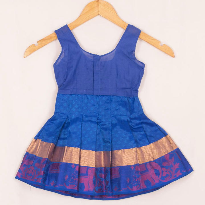 0 to 1 Yr Size Pure Silk Kanchipuram Pattu Pavadai 10053137
