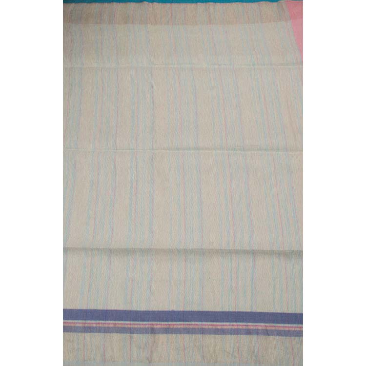 Handloom Jamdani Linen Silk Saree 10041236