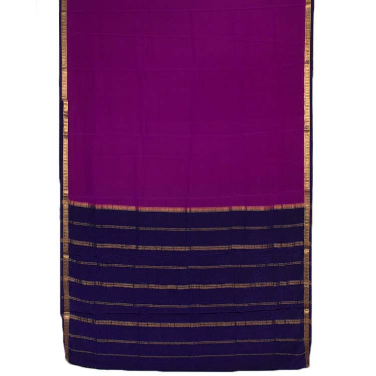 Mysore Crepe Silk Saree 10048478