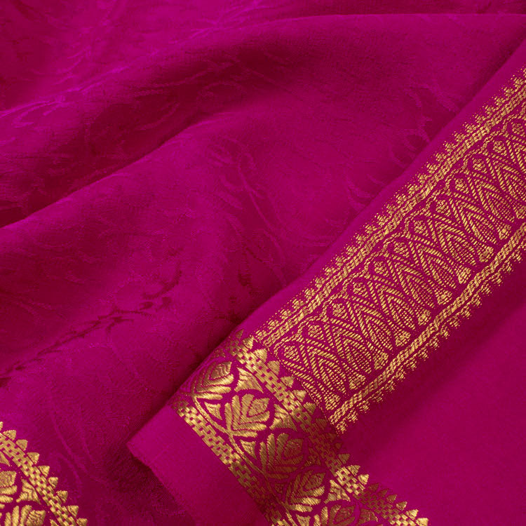 Mysore Crepe Silk Saree 10049176