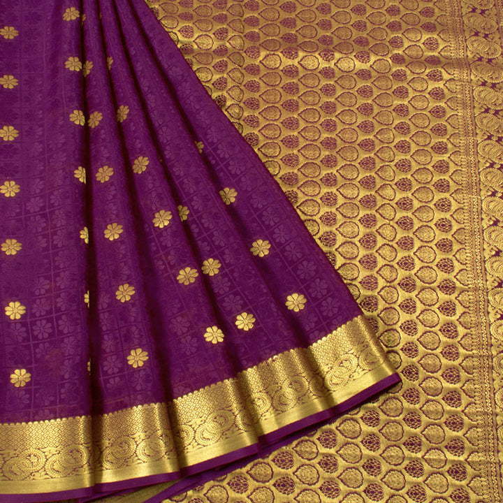 Mysore Crepe Silk Saree 10051517